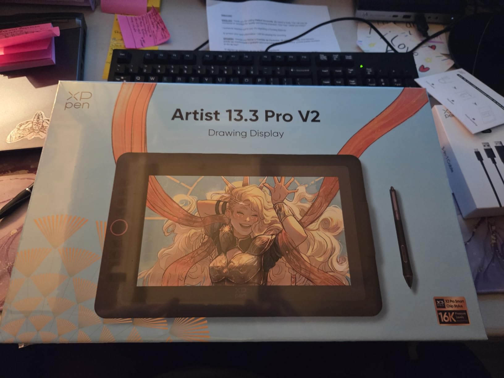XPPen Artist 12 3rd 11.9 Inch Drawing Tablet with Screen | X4 Pen 16K Pressure | Dial Wheels+8 Keys | AG Etched Glass Portable Art Drawing Tablet Compatible with Windows/macOS/Android/ChromeOS/Linux customer photo 1