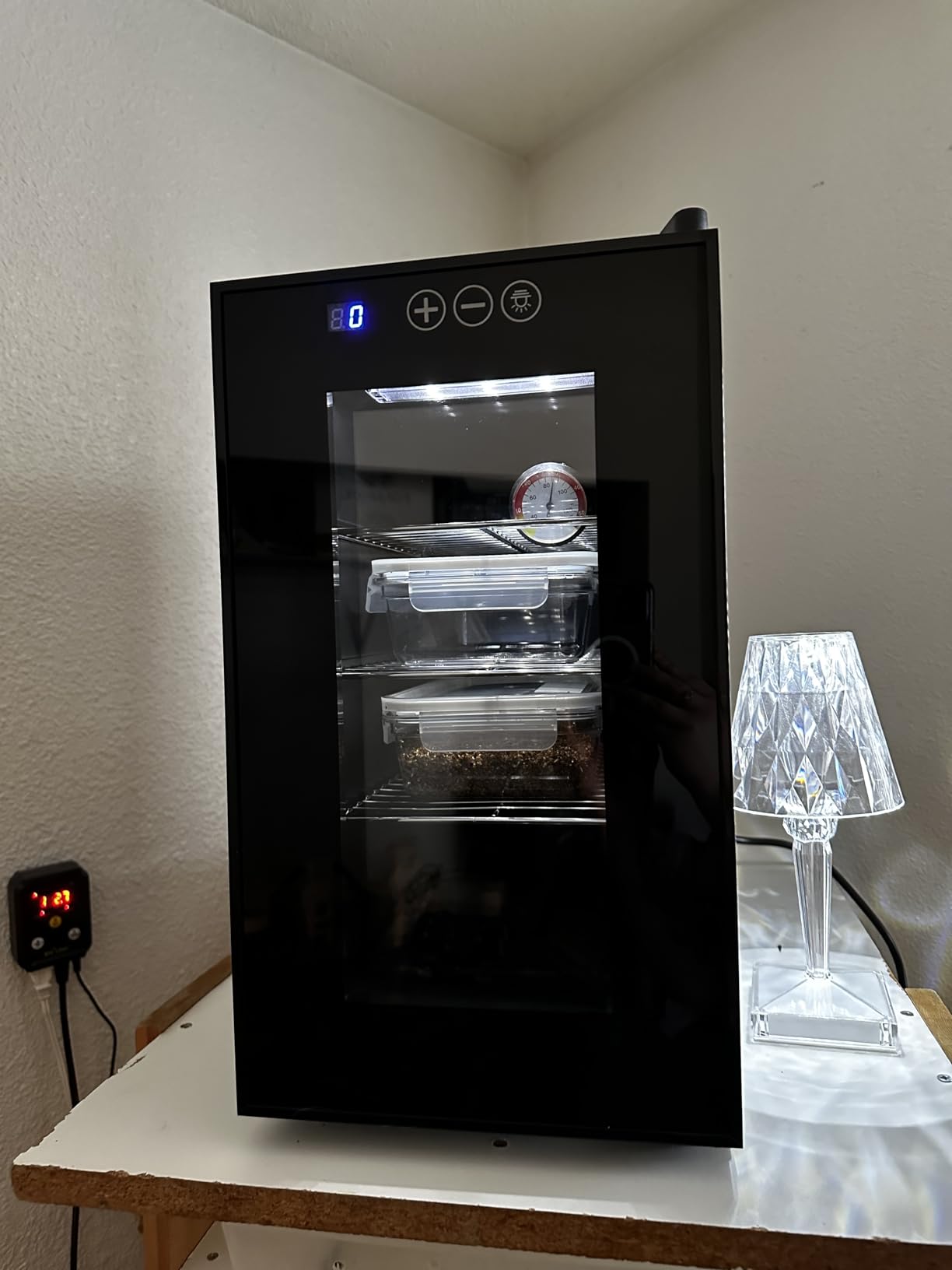 23L Reptile Incubator Cabinet Incubators for Hatching Eggs, Constant Temperature & Humidity Intelligent Reptile Egg Incubator customer photo 2