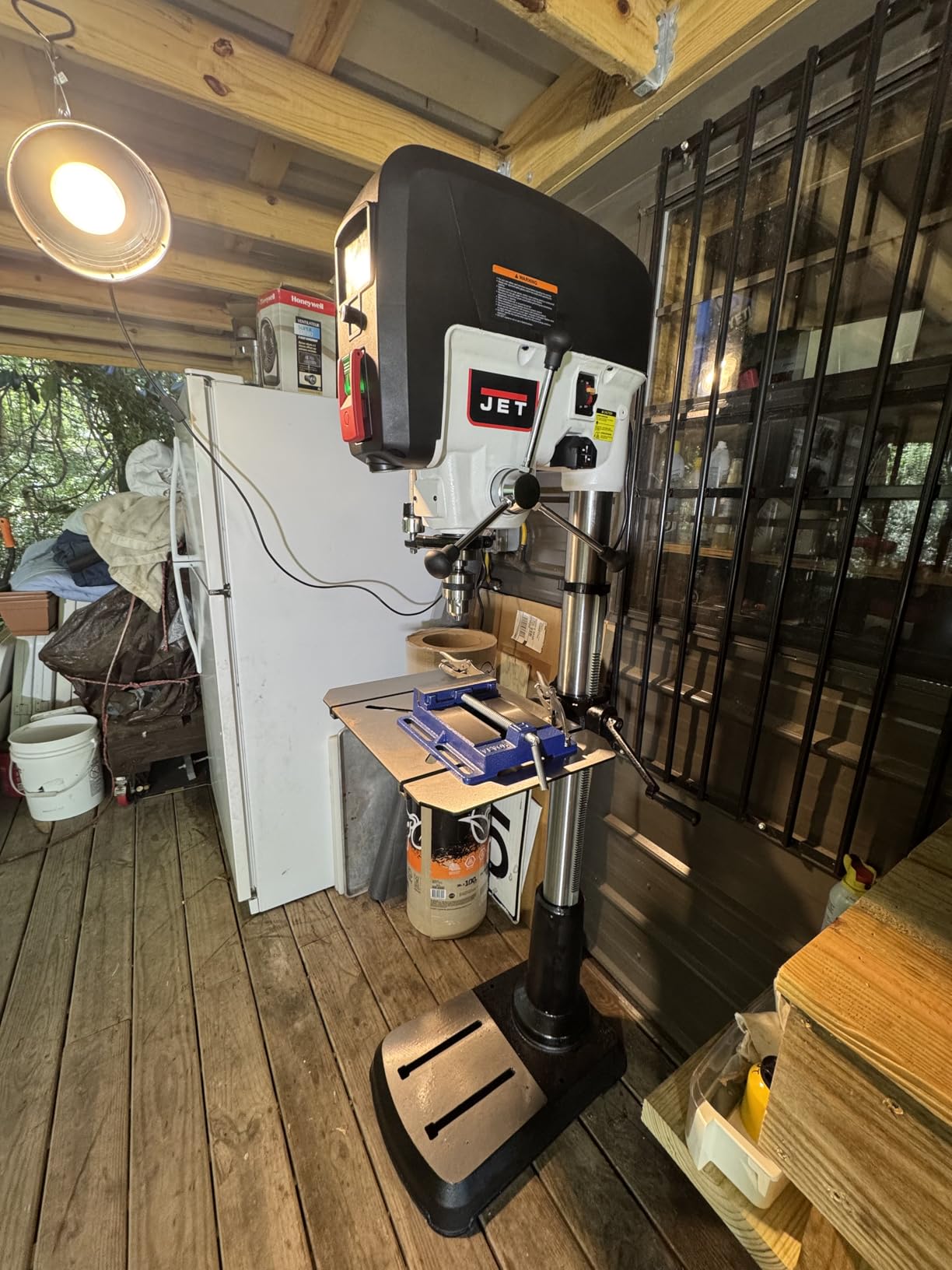 JET 20-Inch Smart Drill Press, Variable Speed, 1.5 HP, 115/230V 1Ph (JDP-20S) customer photo 1