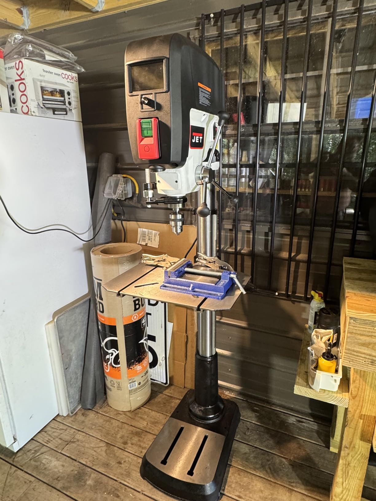 JET 20-Inch Smart Drill Press, Variable Speed, 1.5 HP, 115/230V 1Ph (JDP-20S) customer photo 2