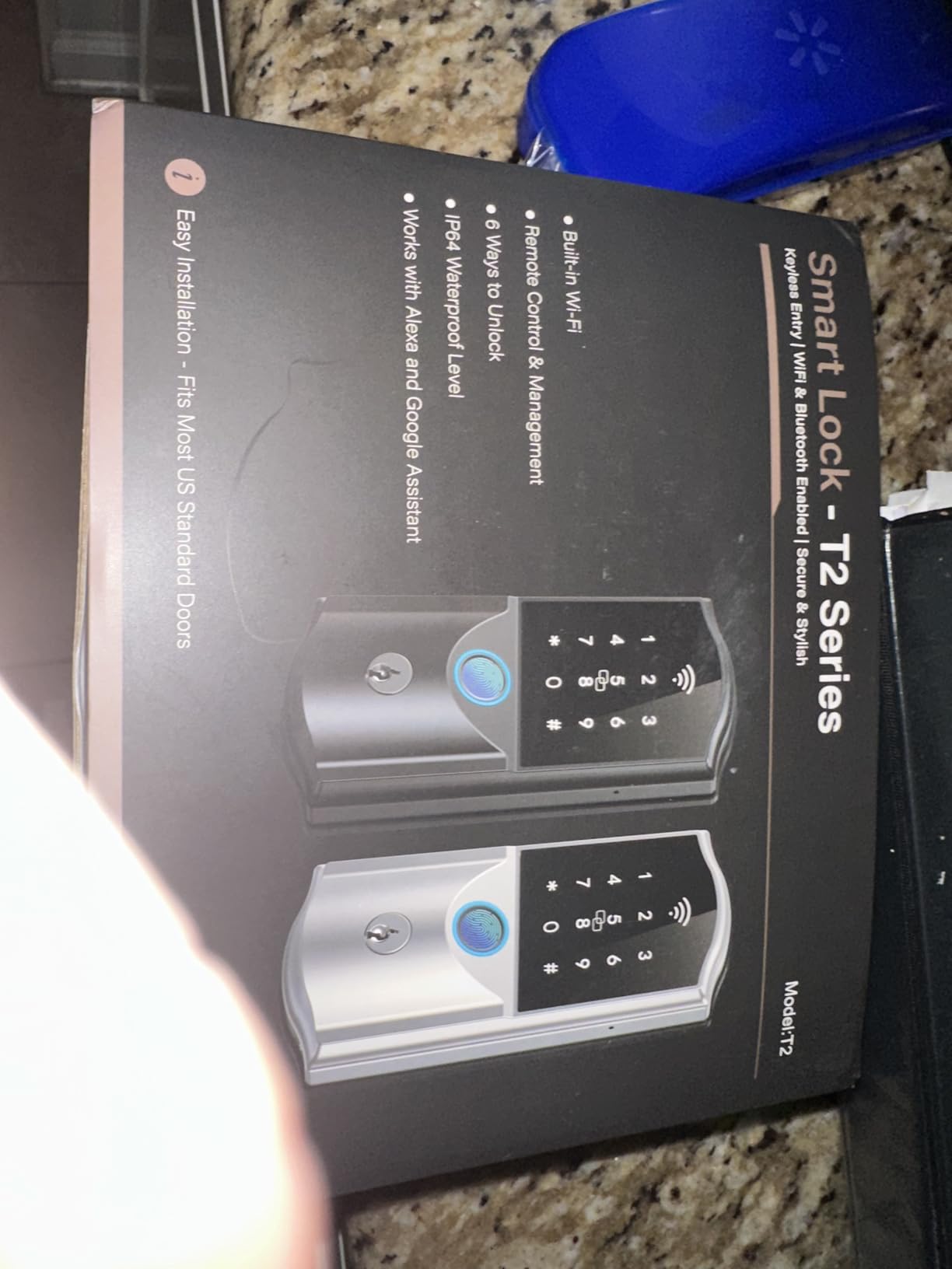 Wyze Auto-Lock Bolt v2 Fingerprint Keyless Entry Smart Lock AI Learning Scanner with Wi-Fi Front Door Lock Deadbolt Auto-Lock 8 Months Battery BHMA2 IP53 Anti-Peep Keypad Backup Keys customer photo 1
