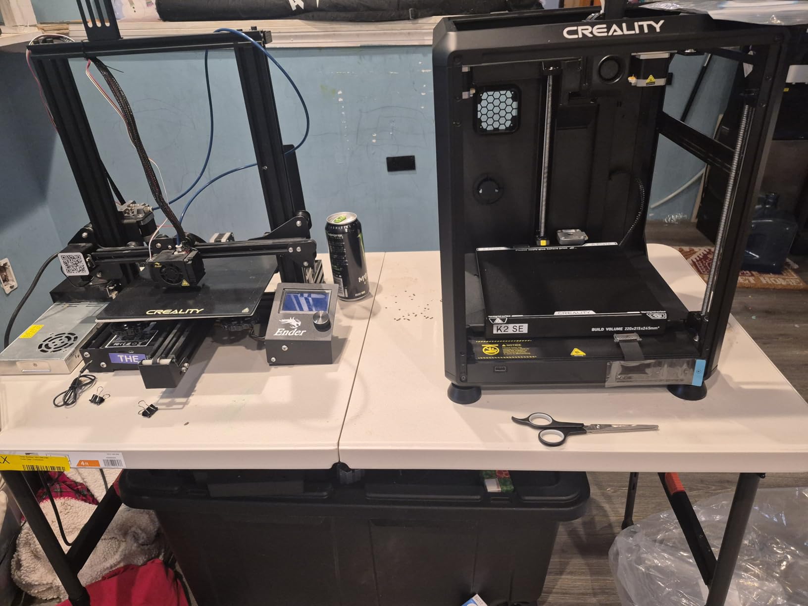 Creality K2 SE Combo 3D Printer, Support Multicolor Printing with CFS, 500mm/s High-Speed, Smart Auto Leveling, Solid Metal Build Frame, Fully Assembled, Next-Gen Extruder, 220×215×245 mm Build Volume customer photo 2