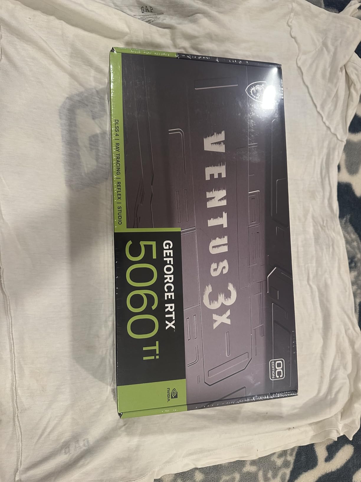 MSI Gaming RTX 5060 Ti 8G Ventus 3X OC Graphics Card (8GB GDDR7, DLSS 4, NVIDIA Blackwell Architecture) customer photo 1