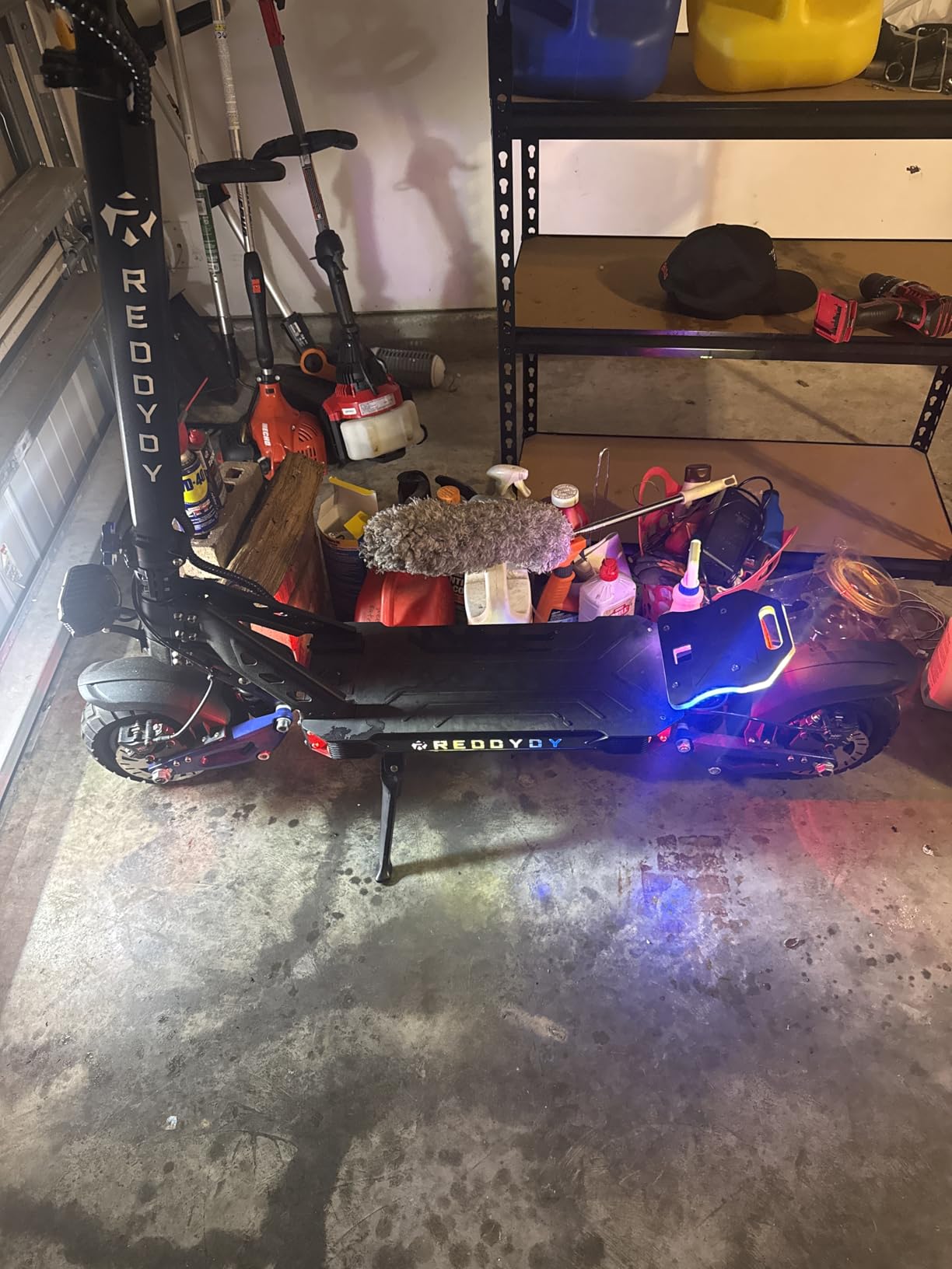 JUNLING RD2 Electric Scooter for Adults, 5000W Dual Motor, 50 Mph Top Speed, 55 Miles Max Range, 60V/25AH Battery, Dual Suspension Hydraulic Braking System, 10.5