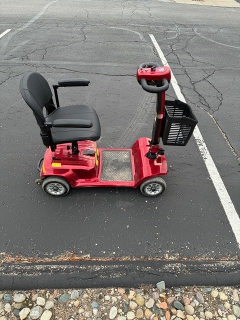 Movcan X-02 4 Wheel Electric Mobility Scooter,Foldable Mobility Scooter for Adults & Seniors,419 LB Heavy Duty,13 Mile Range,360° Swivel Seat,Electromagnetic Brake,Storage Baskets,Indoor & Outdoor Use customer photo 1