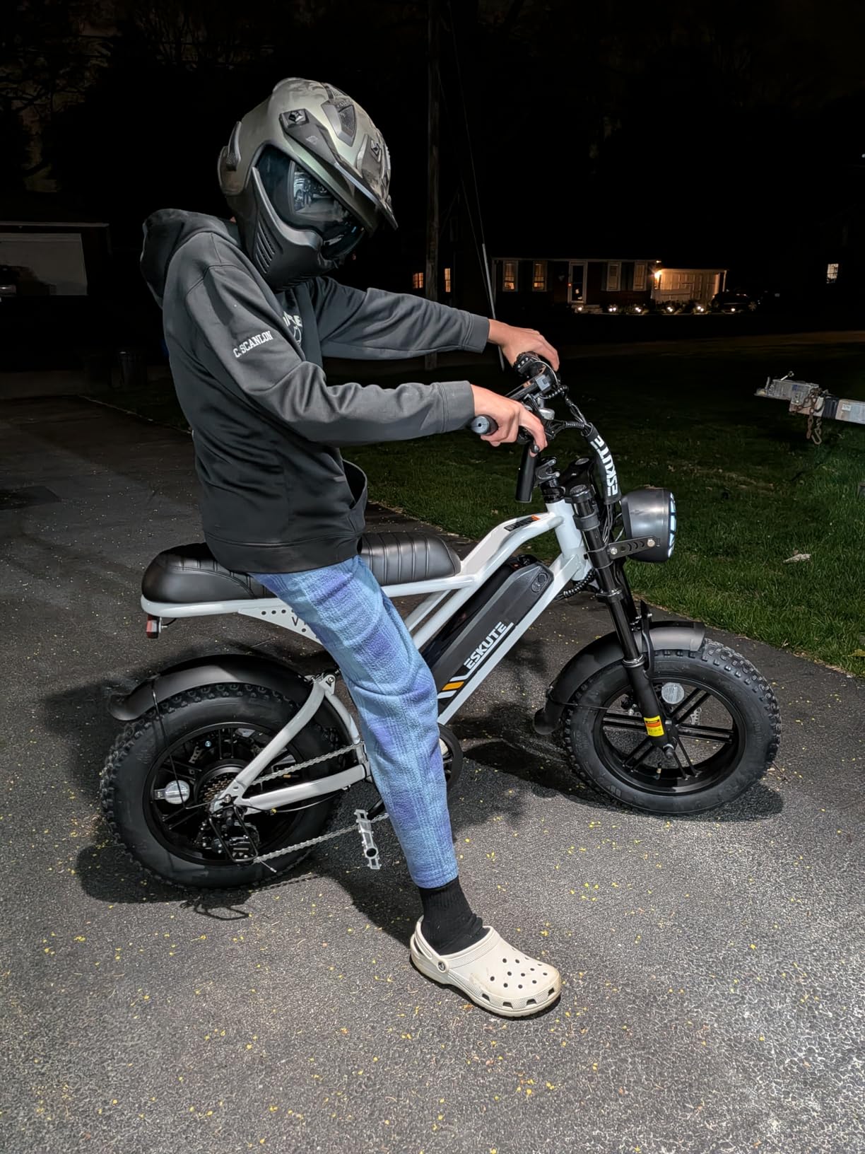 ESKUTE V100 Electric Bike for Adults, Electric Dirt Bike 1500W Peak Motor, All Terrain Dual Suspension E Bike 28MPH Top Speed, Ebike Up to 60 Miles Range, 16
