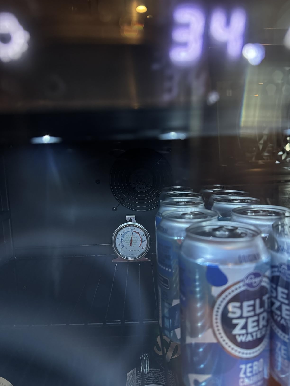 Ca'Lefort 24 Inch Beverage Refrigerator - 180 Can Beverage Fridge with 34-54F, Built-in or Freestanding Beverage Cooler with Glass Door and 3 LED customer photo 2