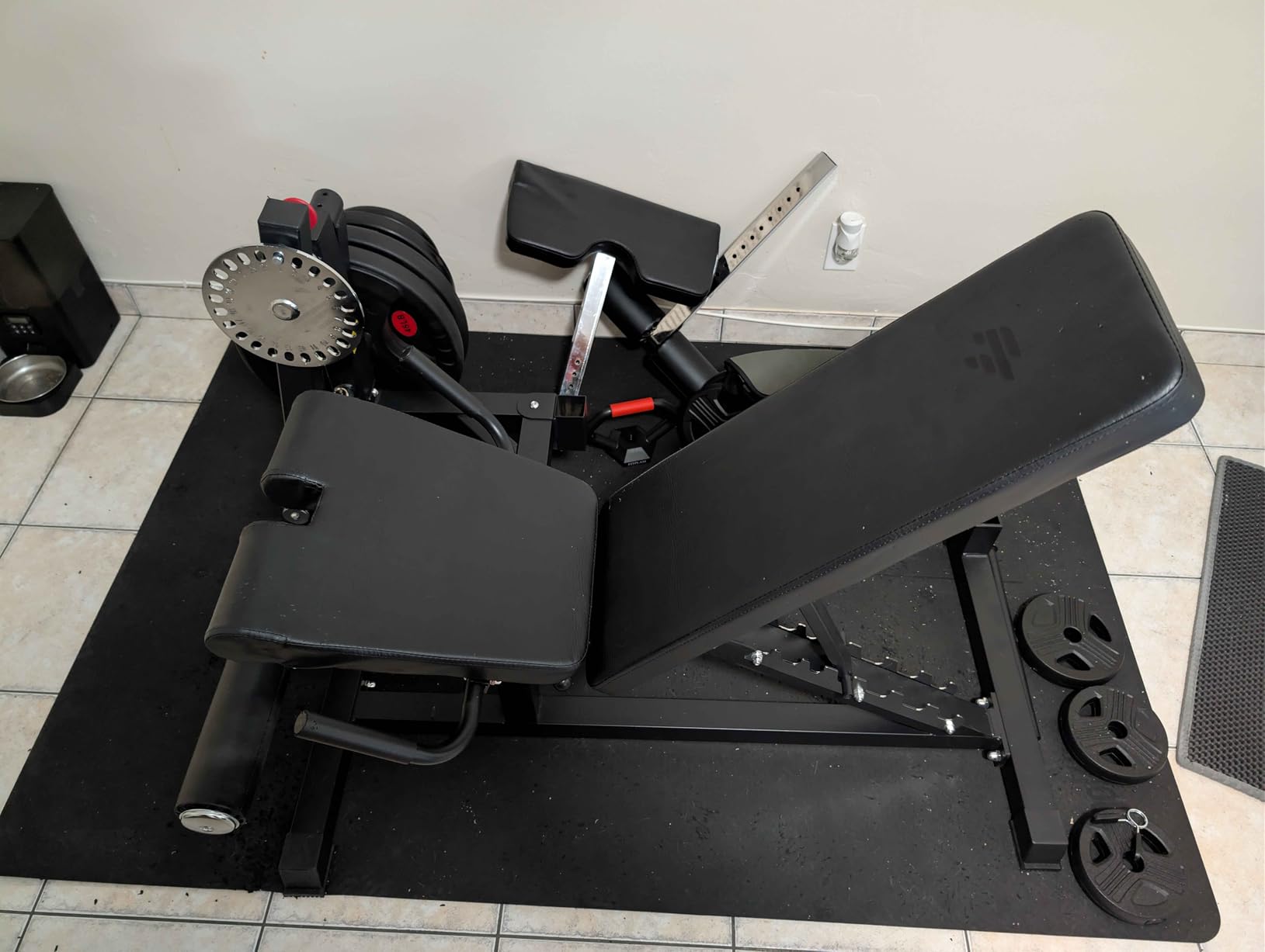 Finer Form GLX Adjustable Weight Bench with Leg Extension and Curl Machine, Total Body Bench for Home Gym, Great for Bench Press, Sit Ups, Preacher Curl, Hip Thrusts and Other Plate-Loaded Exercises customer photo 2