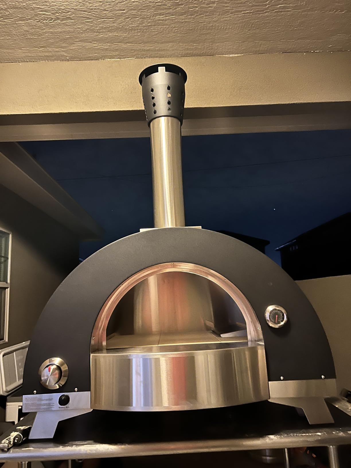 Professional Wood Fired Pizza Oven Outdoor with Thermometer & Accessories, Artisan Cooking Grill for Backyard, Patio, Camping customer photo 1
