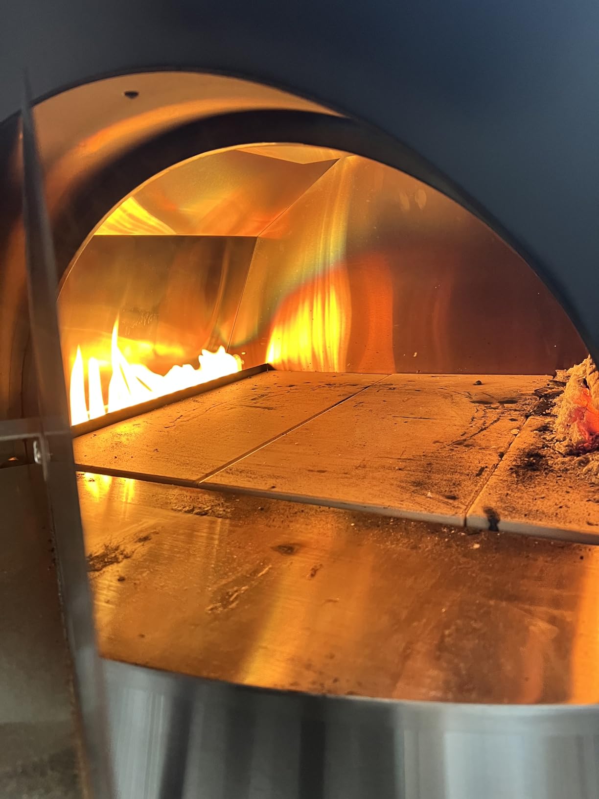 Professional Wood Fired Pizza Oven Outdoor with Thermometer & Accessories, Artisan Cooking Grill for Backyard, Patio, Camping customer photo 2