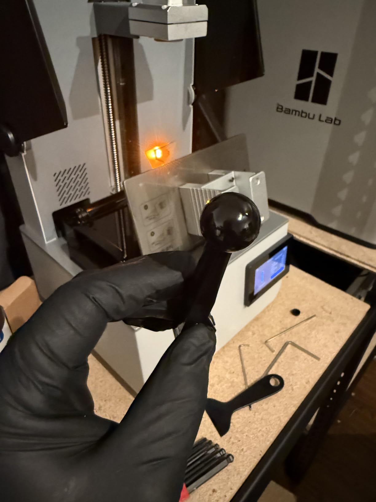 ANYCUBIC Photon P1 Resin 3D Printer, Stability Ball Screw, 14K Precision & LighTurbo 4.0, 8000cps Resin Compatible, Large Build Size 8.78x4.96x9.05in customer photo 1