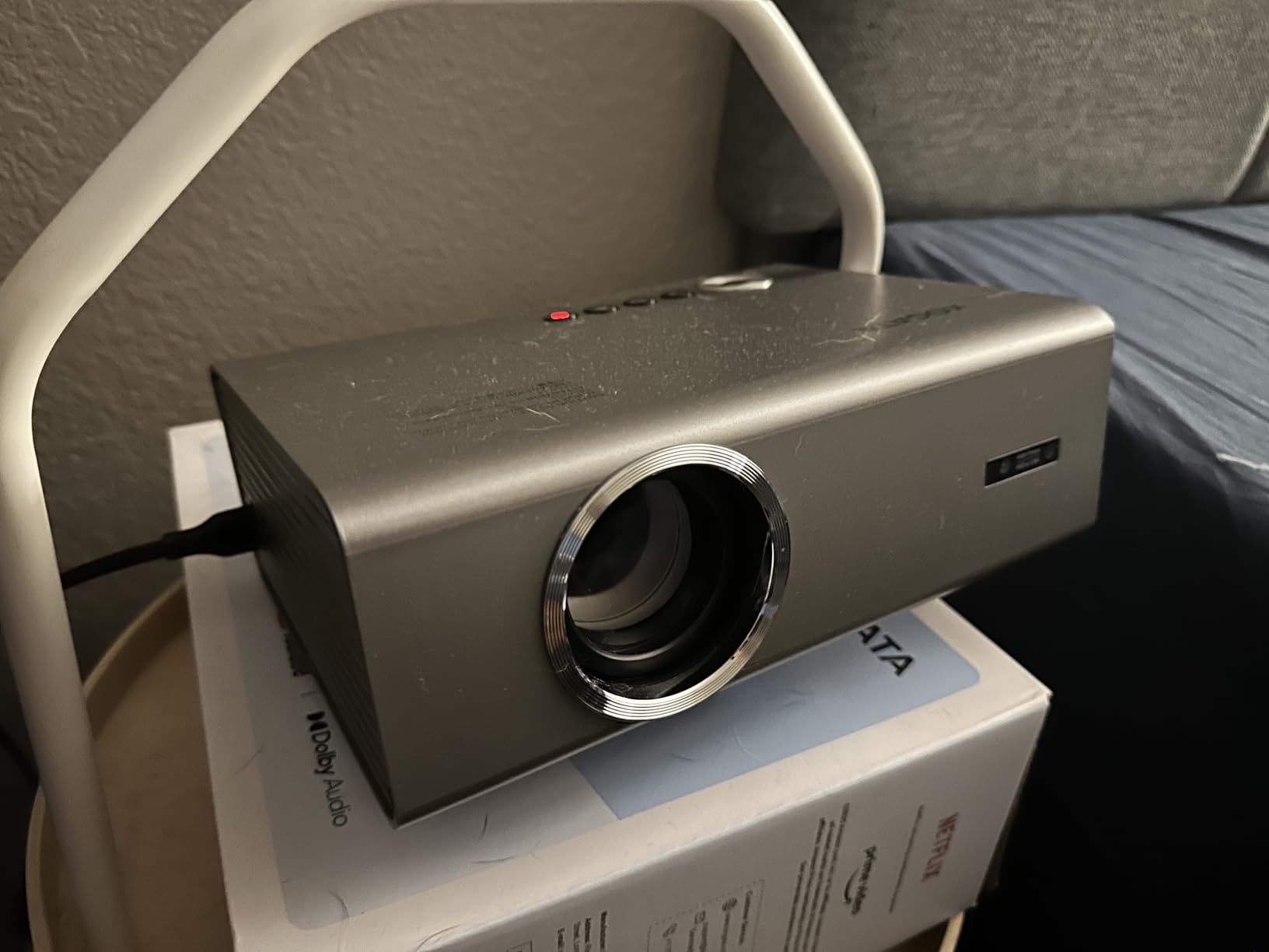 4K Projector with Built-in Apps, 1500ANSI Auto Focus&6D Keystone Dolby Audio Kogata Smart Projector with WiFi 6 Bluetooth Outdoor Movie Proyector for Home Theater HDR10+ UPGRADE customer photo 1
