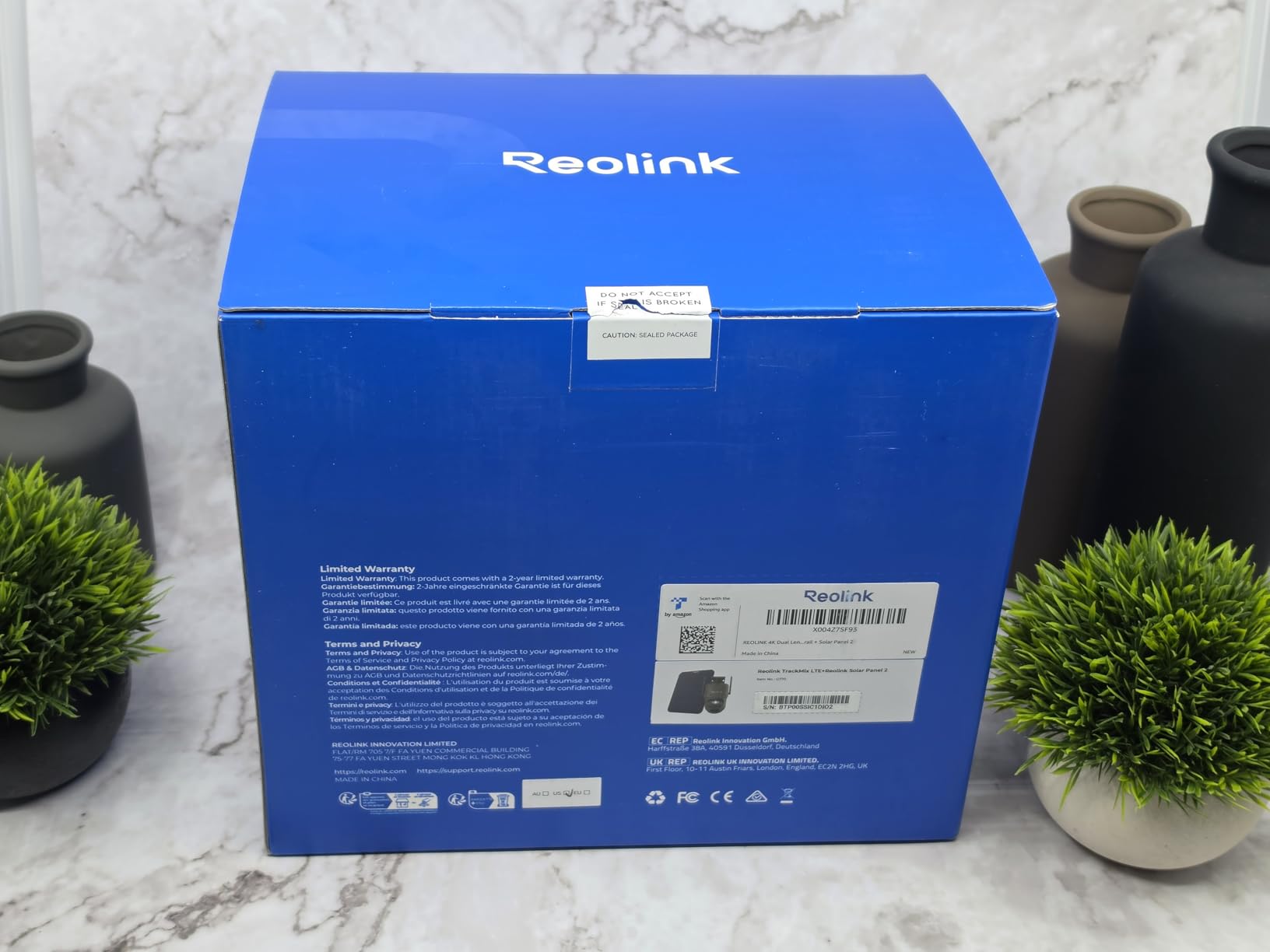 REOLINK 4K Dual Lens 4G Cellular Trail Camera, Wireless Auto Tracking Security Camera Outdoor, 6X Hybrid Zoom, No-Glow IR, SIM Card Included, Waterproof for Wildlife, TrackMix LTE Trail customer photo 1