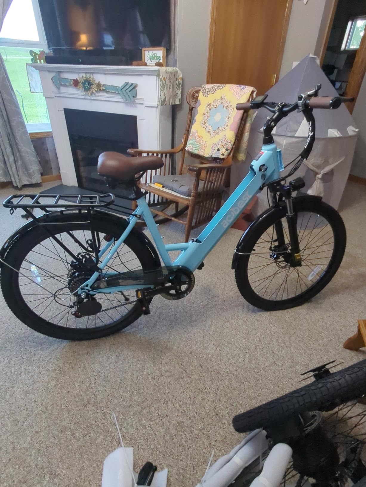 ACTBEST Core Electric Bike for Adults - 468Wh Removable Battery, 26 inch Step Thru Electric Bicycle, Peak 750W Brushless Motor Cityrun Ebike, with 7 Speed, Up to 50 Miles customer photo 1