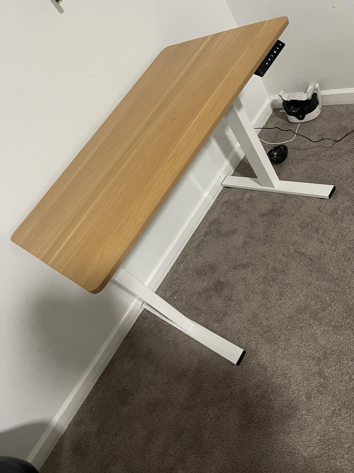 SANODESK Dual Motor Electric Standing Desk 79 x 32 Inches, Height Adjustable Sit Stand Desk customer photo 1