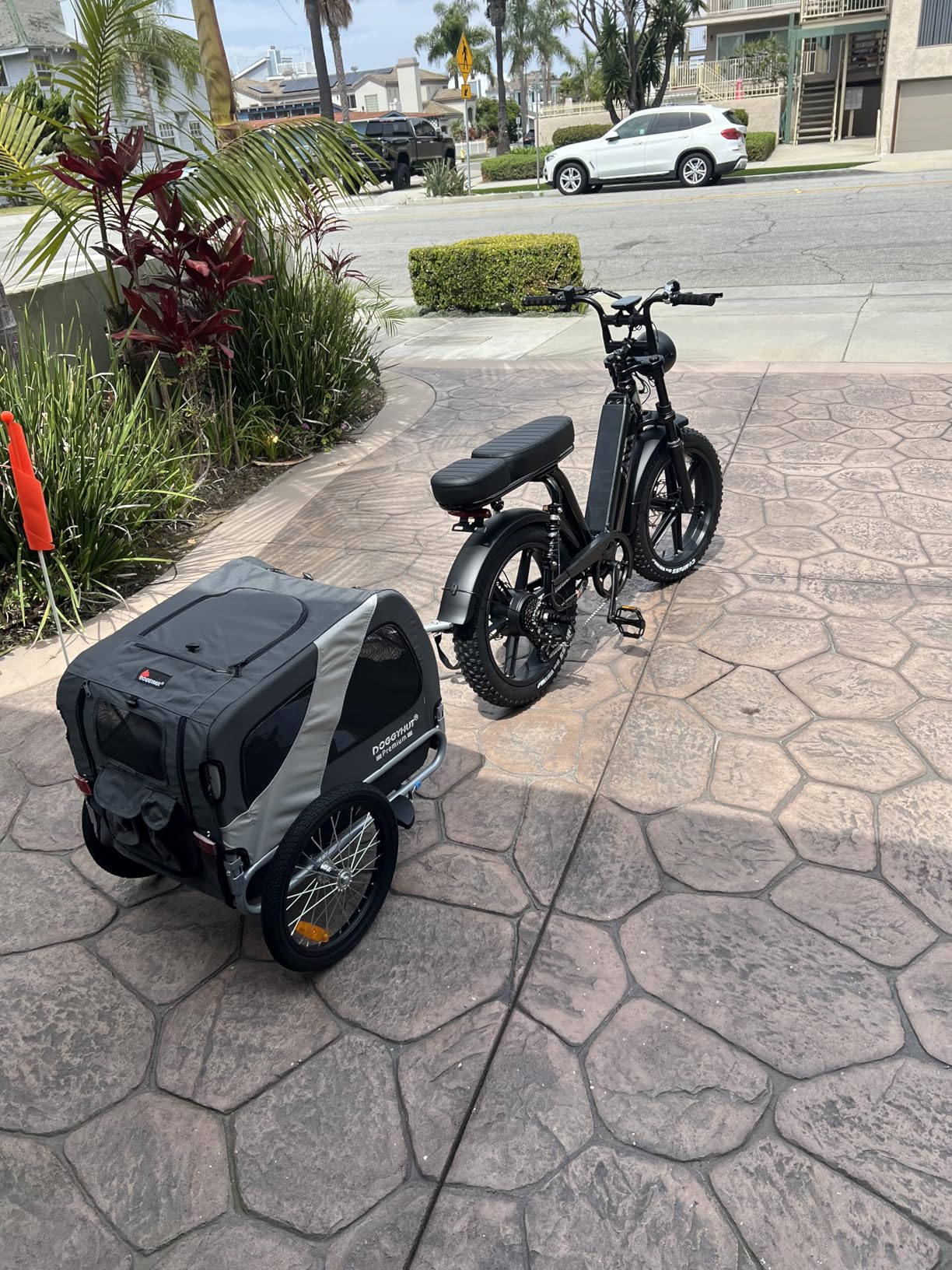 TST Electric Bike for Adults 1500W, 48V 15AH Removable Battery Step-Thru Ebike, 20