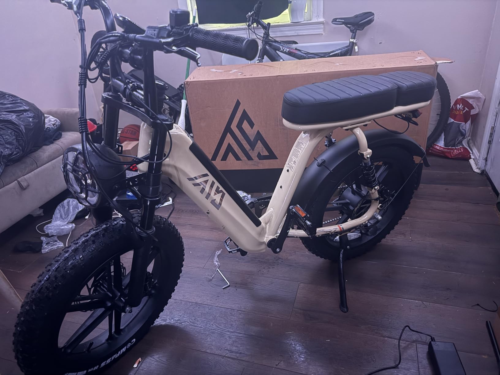 TST Electric Bike for Adults 1500W, 48V 15AH Removable Battery Step-Thru Ebike, 20