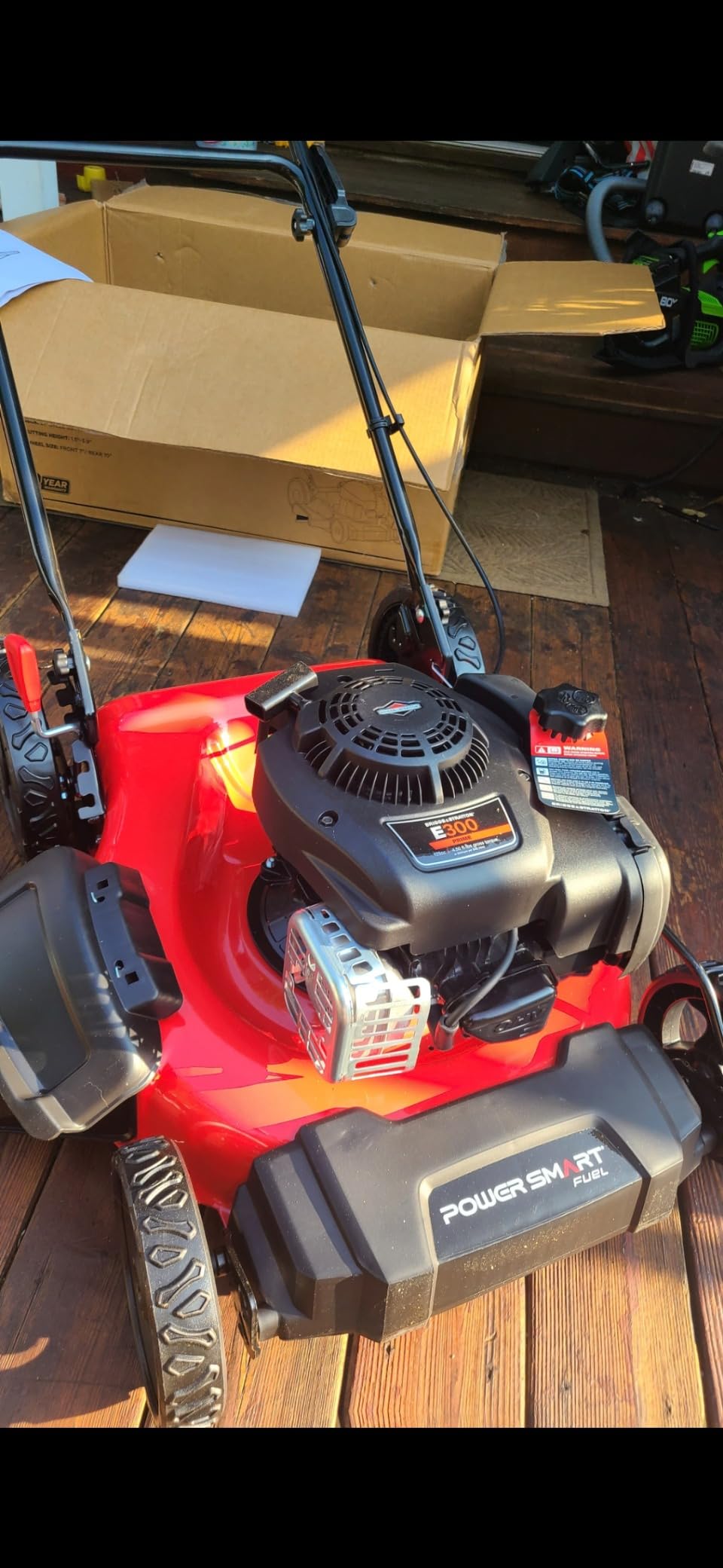 PowerSmart 21-Inch 3-in-1 Gas Self-Propelled Lawn Mower,170CC OHV Engine,Bagging/Mulching/Rear Discharging, 6 Cutting Heights, Durable Steel Deck, Rear-Wheel Drive, for Garden, Yard customer photo 2