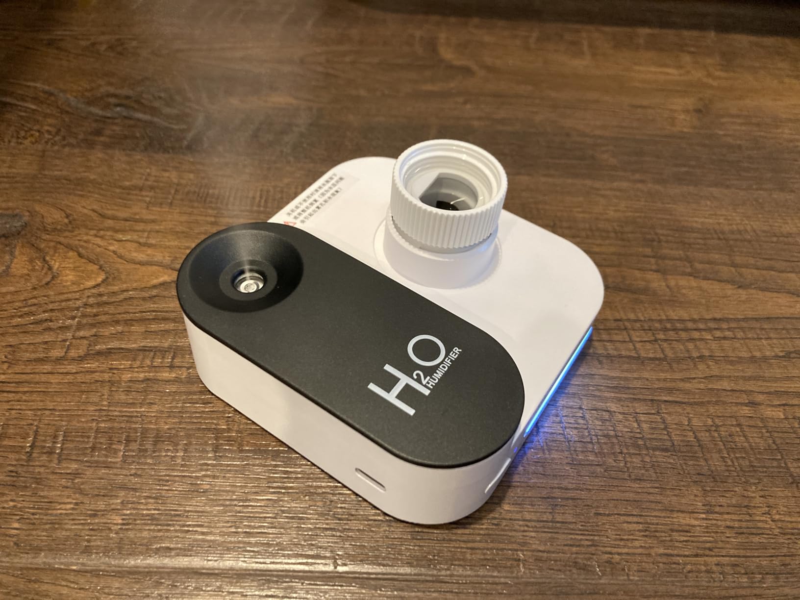 Cruise Humidifier Portable Humidifier for Travel - Whisper-Quiet Mini Humidifier Travel Humidifier for Cruise, Office or Car with Night Light, Auto-Off & 2 Mist Modes Water Bottle Humidifier customer photo 1
