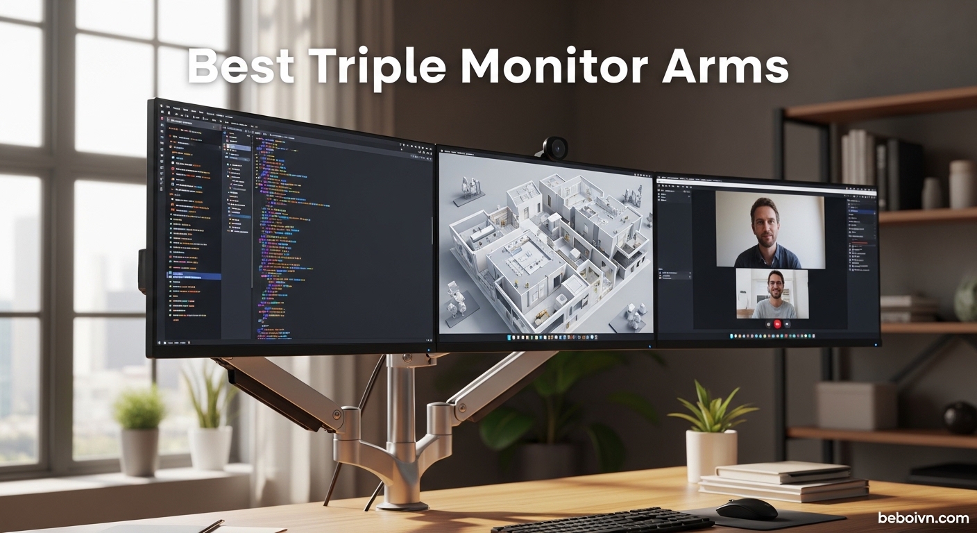Best Triple Monitor Arms