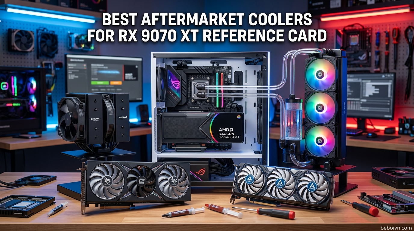 Best Aftermarket Coolers for RX 9070 XT Reference Card