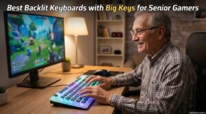 Best Backlit Keyboards with Big Keys for Senior Gamers