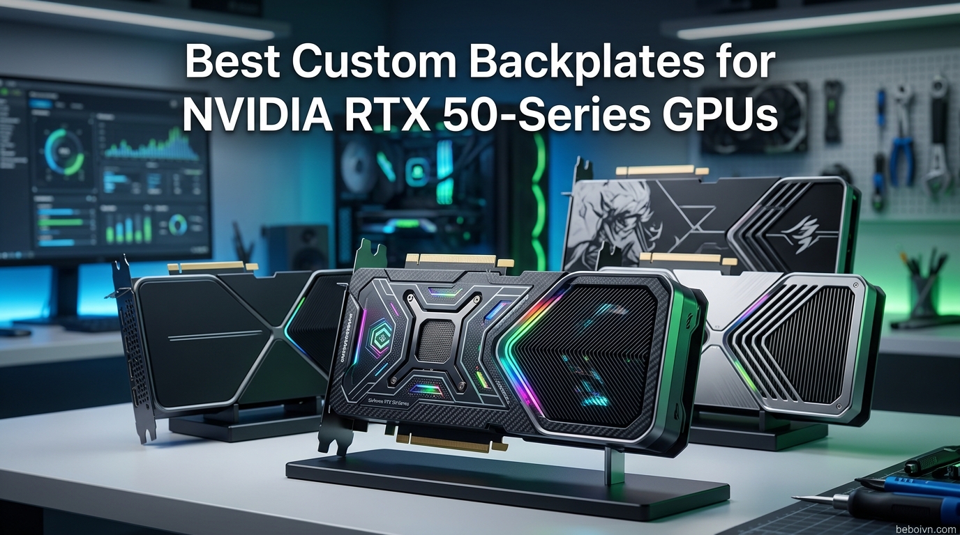 Best Custom Backplates for NVIDIA RTX 50-Series GPUs