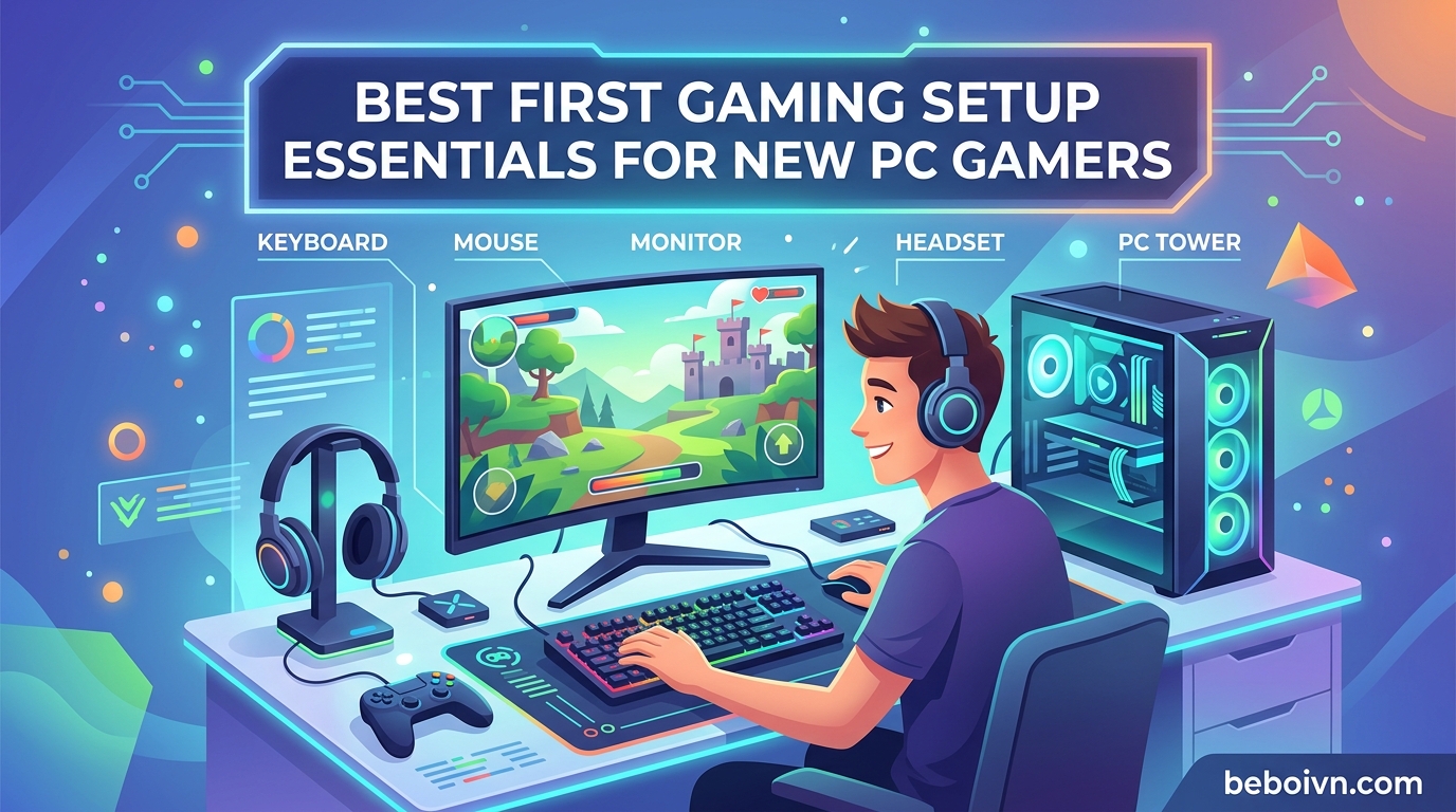 Best First Gaming Setup Essentials for New PC Gamers