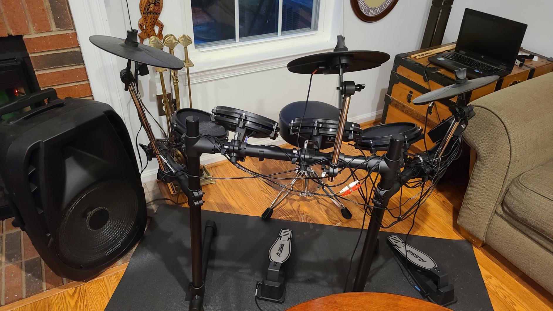 Alesis Turbo Mesh Kit Electric Drum Set | Compact Design, 8