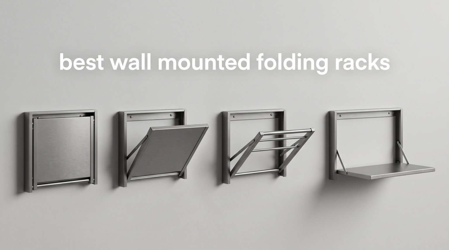 best wall mounted folding racks