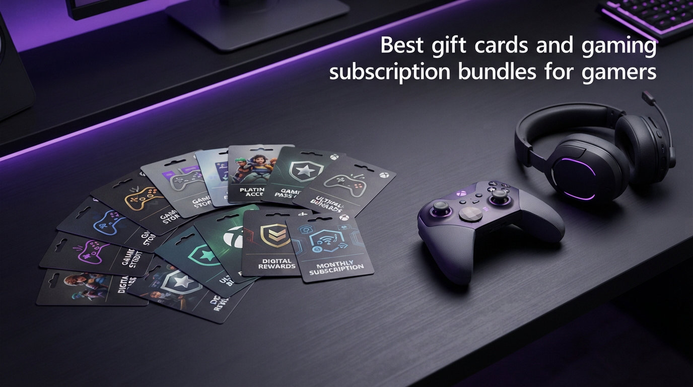 Best gift cards and gaming subscription bundles for gamers