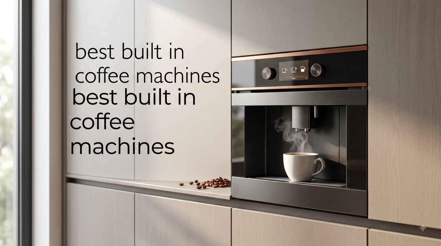 best built in coffee machines