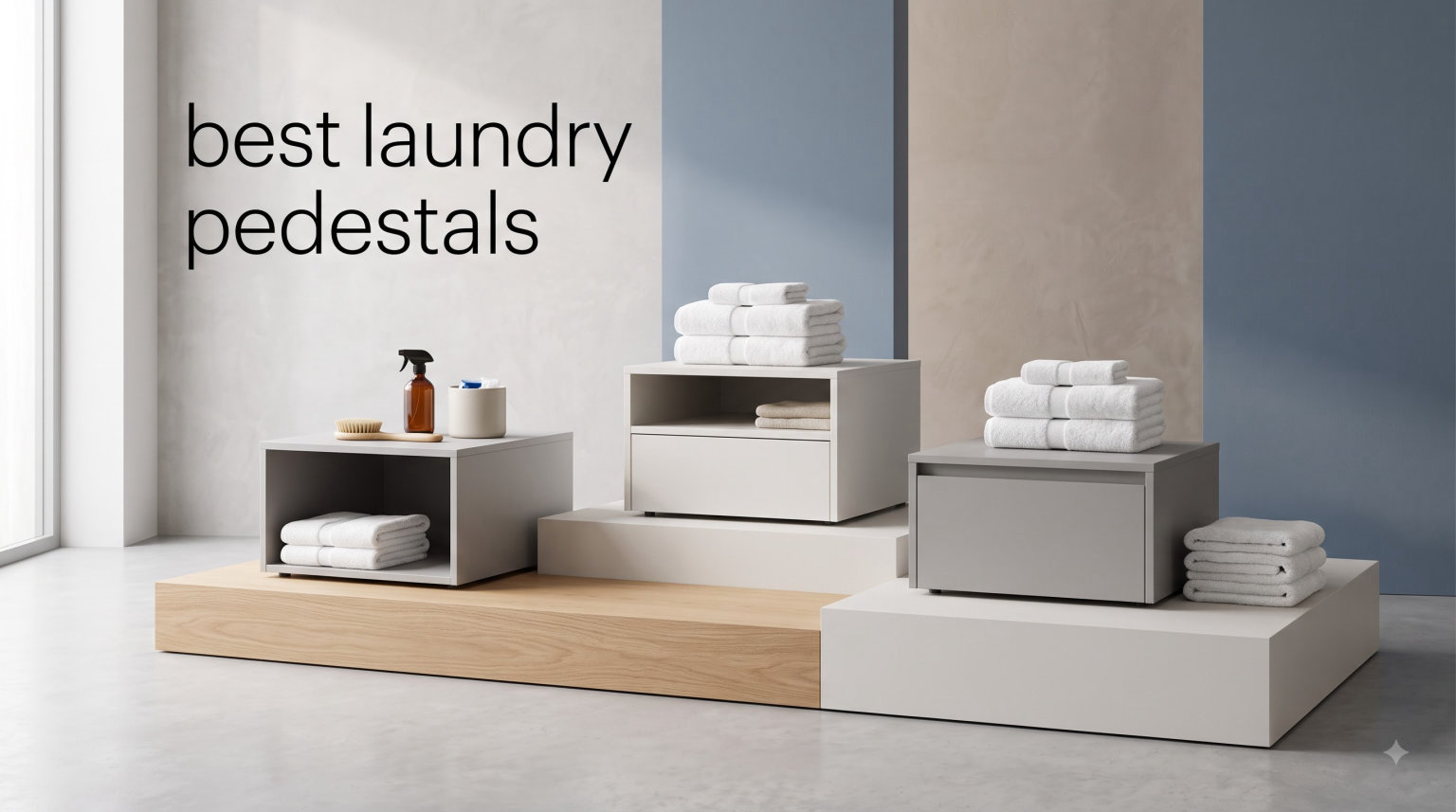 best laundry pedestals