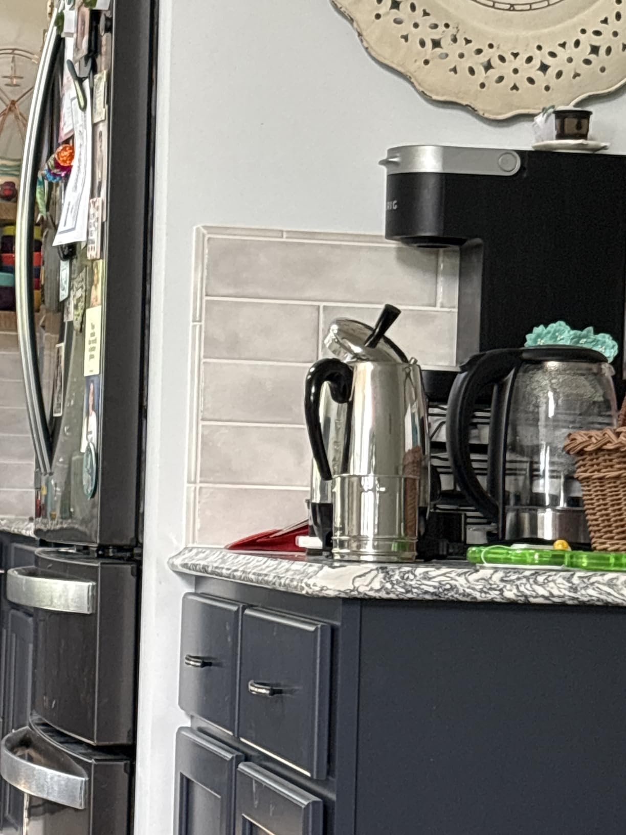 Farberware Electric Coffee Percolator, Stainless Steel Basket, Automatic Keep Warm, No-Drip Spout, 8 Cup customer photo 2