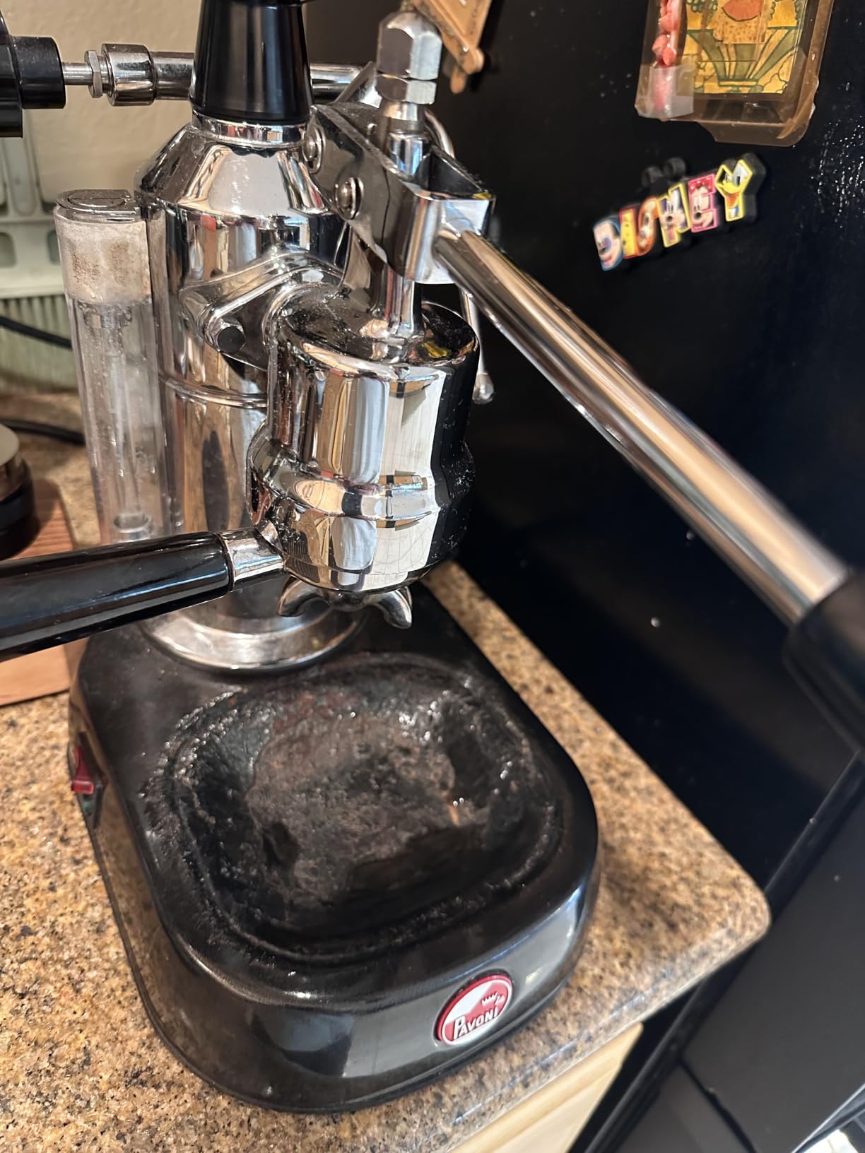 La Pavoni EPC-8 Europiccola Lever Style Espresso Machine - Chrome & Silver - Manual Espresso Maker - 0.8 L Water Capacity, Authentic Italian Craftsmanship for Home Use customer photo 1