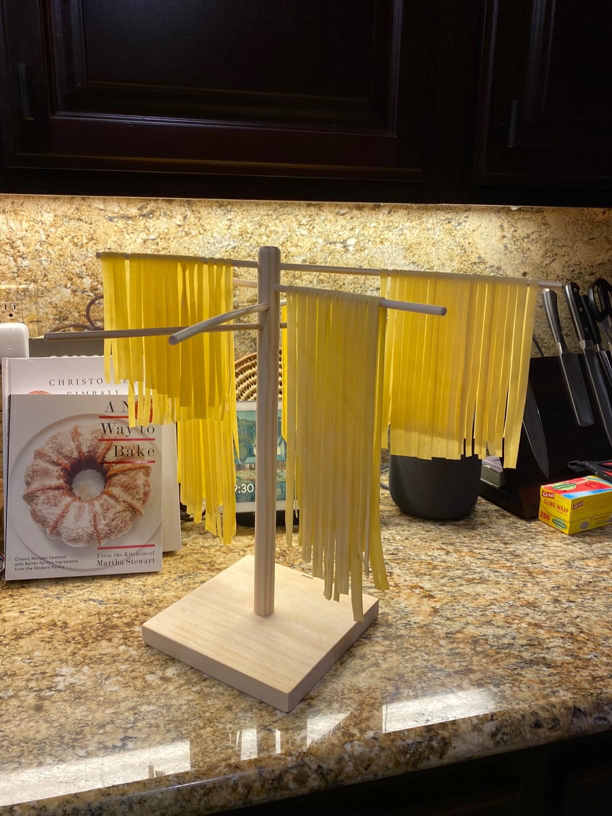 Norpro Pasta Drying Rack Wood, 2.6 customer photo 2
