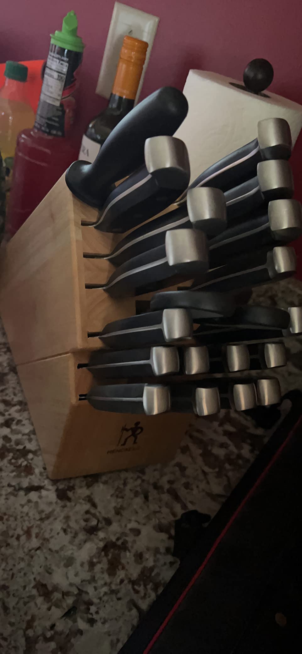 ZWILLING Professional S 18-Piece Razor-Sharp German Block Knife Set, Made in Company-Owned German Factory with Special Formula Steel perfected for almost 300 Years customer photo 2