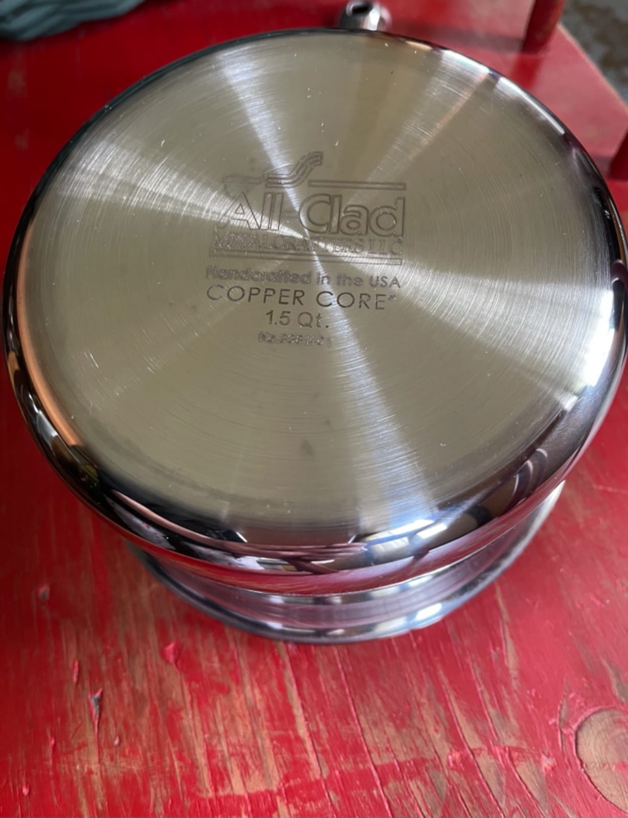 All-Clad Copper Core Stainless 3 Qt Saucepan with Lid, Made in the USA | Unmatched heat control and precision, Elegant Design, Flared Pouring Edge, Induction Compatible, Oven Safe up to 600F customer photo 2