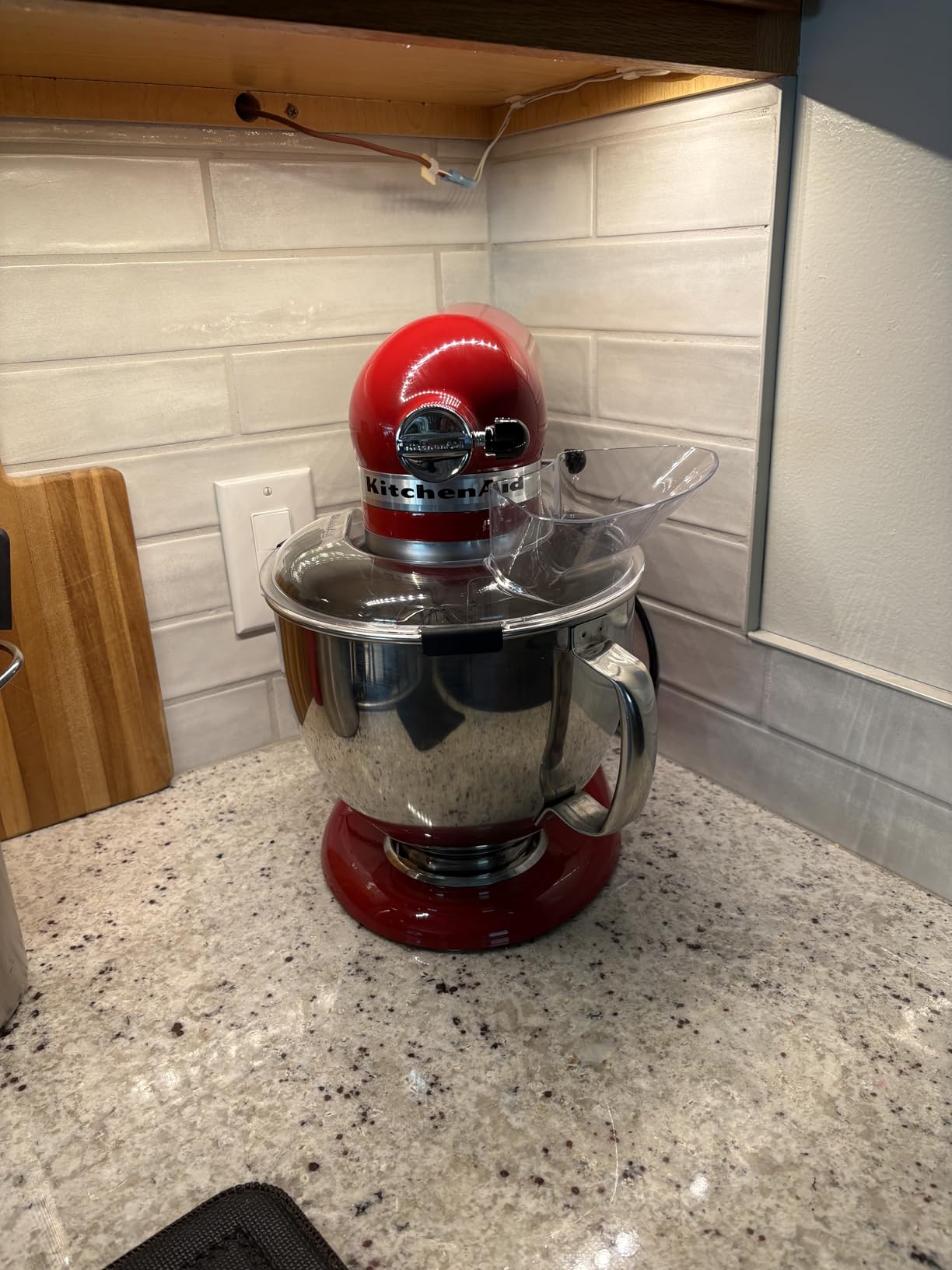 KitchenAid Artisan, 5-Qt Tilt Head Stand Mixer, KSM150PS, Cast Iron Black | 10 Speed Settings, Pouring Shield, Tilt-Head Design customer photo 1
