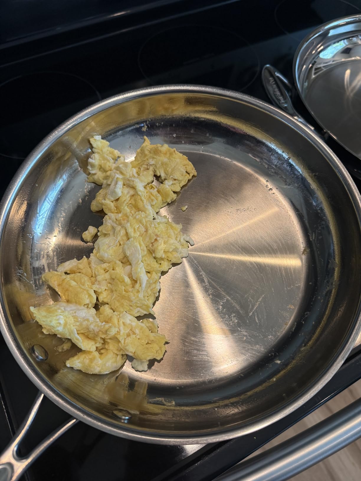 Cuisinart 10-Inch Open Skillet, Stainless Steel Skillet Large Kitchen Pan, Dishwasher Safe, Compatible with Induction, Electric, Gas Cooktops, Oven Safe Saucepan, Cool Grip Handles customer photo 1