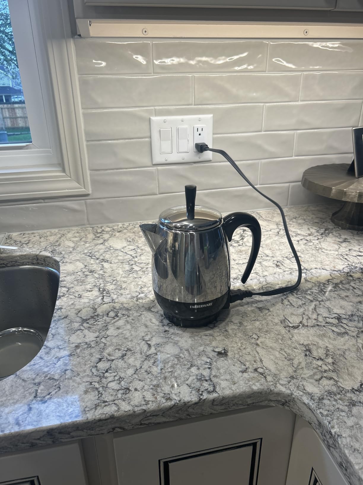 Farberware 4-Cup Stainless Steel Coffee Percolator, Automatic Keep Warm customer photo 2