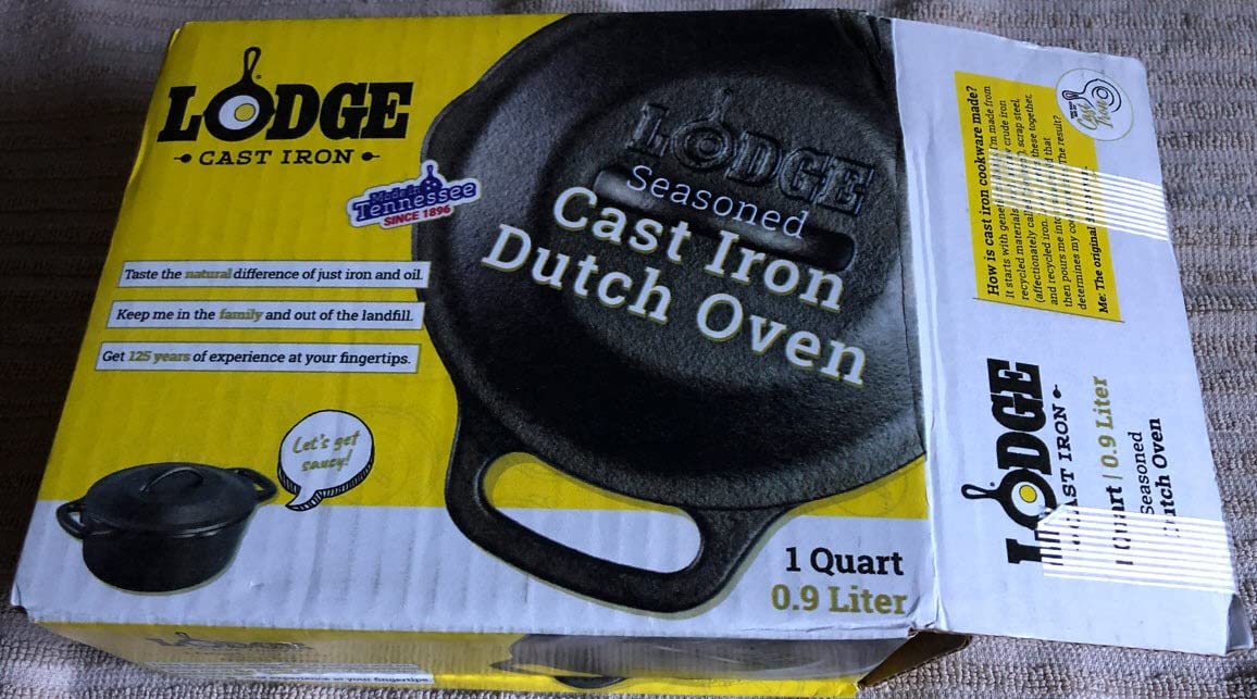 Lodge Cast Iron Dutch Oven with Loop Handle, Oven-Safe, 2 Quart | PFAS-Free & Non-Toxic Cast Iron Dutch Oven with Loop Handle, Even Heat Retention Every Day customer photo 1