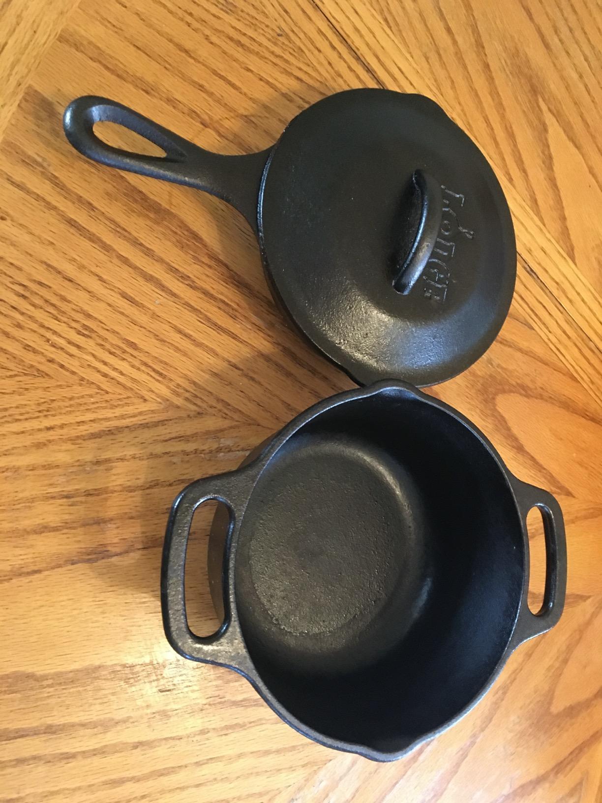Lodge Cast Iron Dutch Oven with Loop Handle, Oven-Safe, 2 Quart | PFAS-Free & Non-Toxic Cast Iron Dutch Oven with Loop Handle, Even Heat Retention Every Day customer photo 2