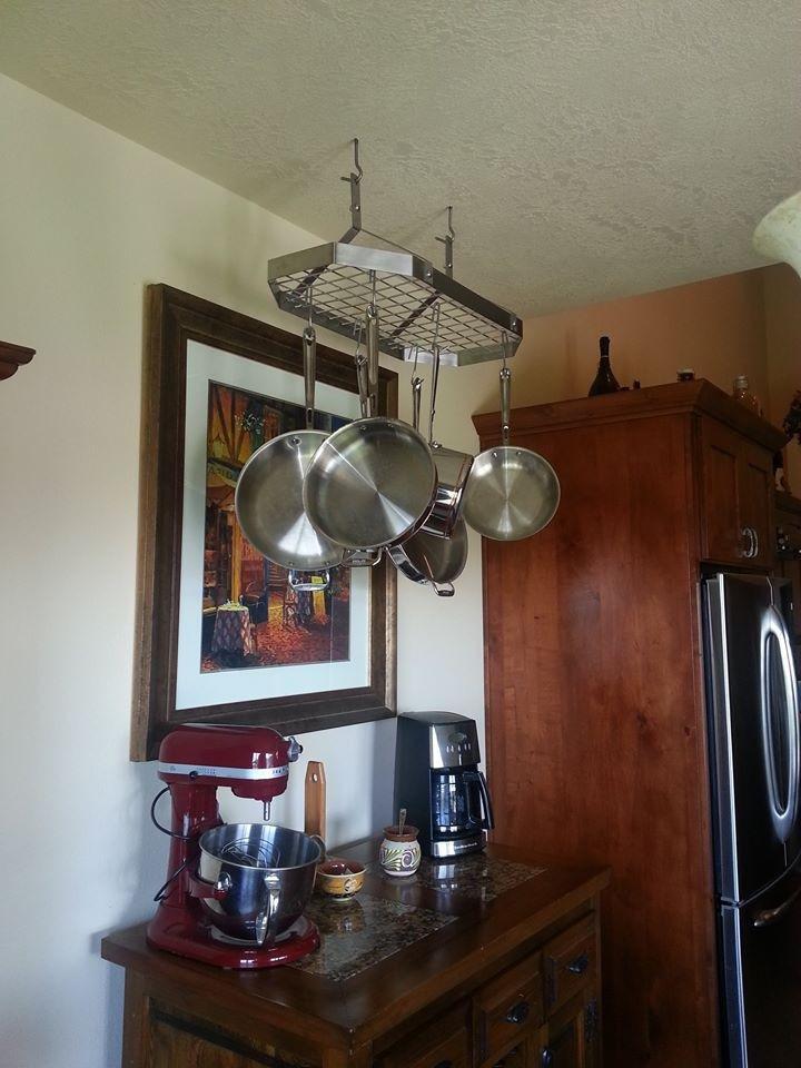 Cuisinart Octagonal Hanging Cookware Rack, Stainless steel customer photo 1