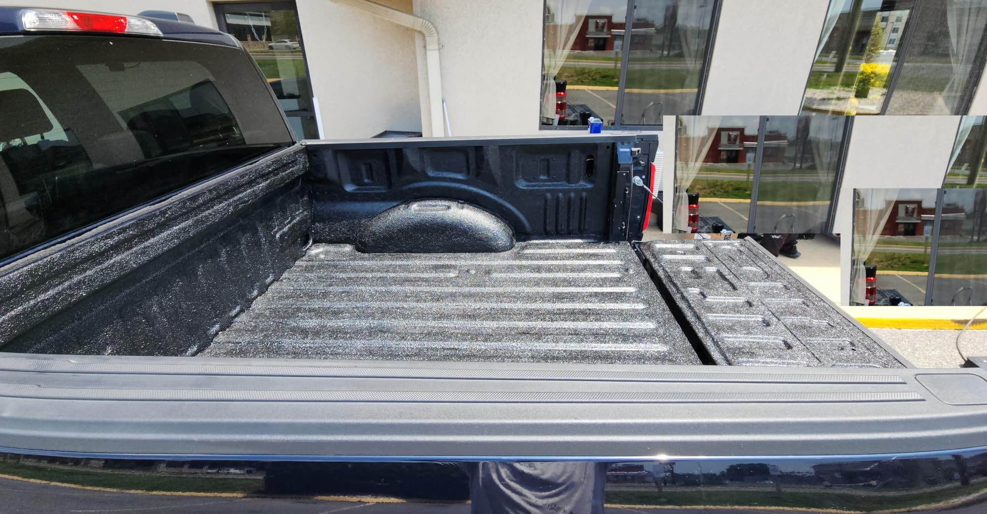 HERCULINER HCL1B8 Roll-on Bed Liner Kit, Black, 1 Gal. customer photo 1