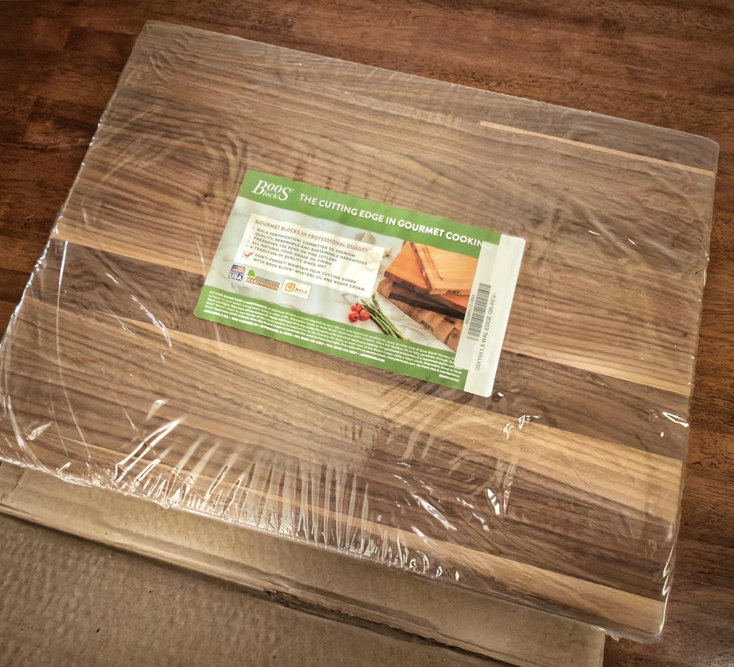 John Boos R-Board Series Rectangular Wooden Maple Cutting Board 24