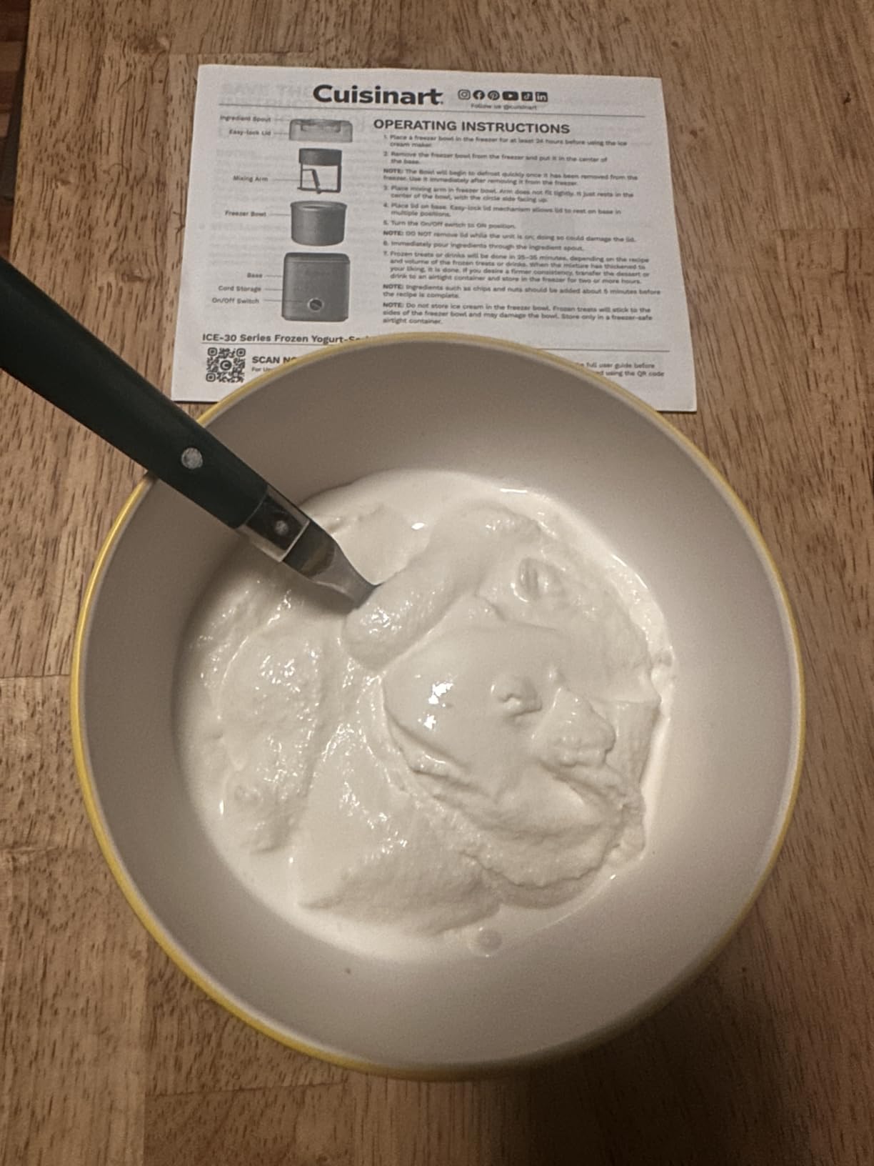 Cuisinart Ice Cream Maker Machine, Fully Automatic, Stainless Steel, 2 qt, ICE-30BCP1ES customer photo 1