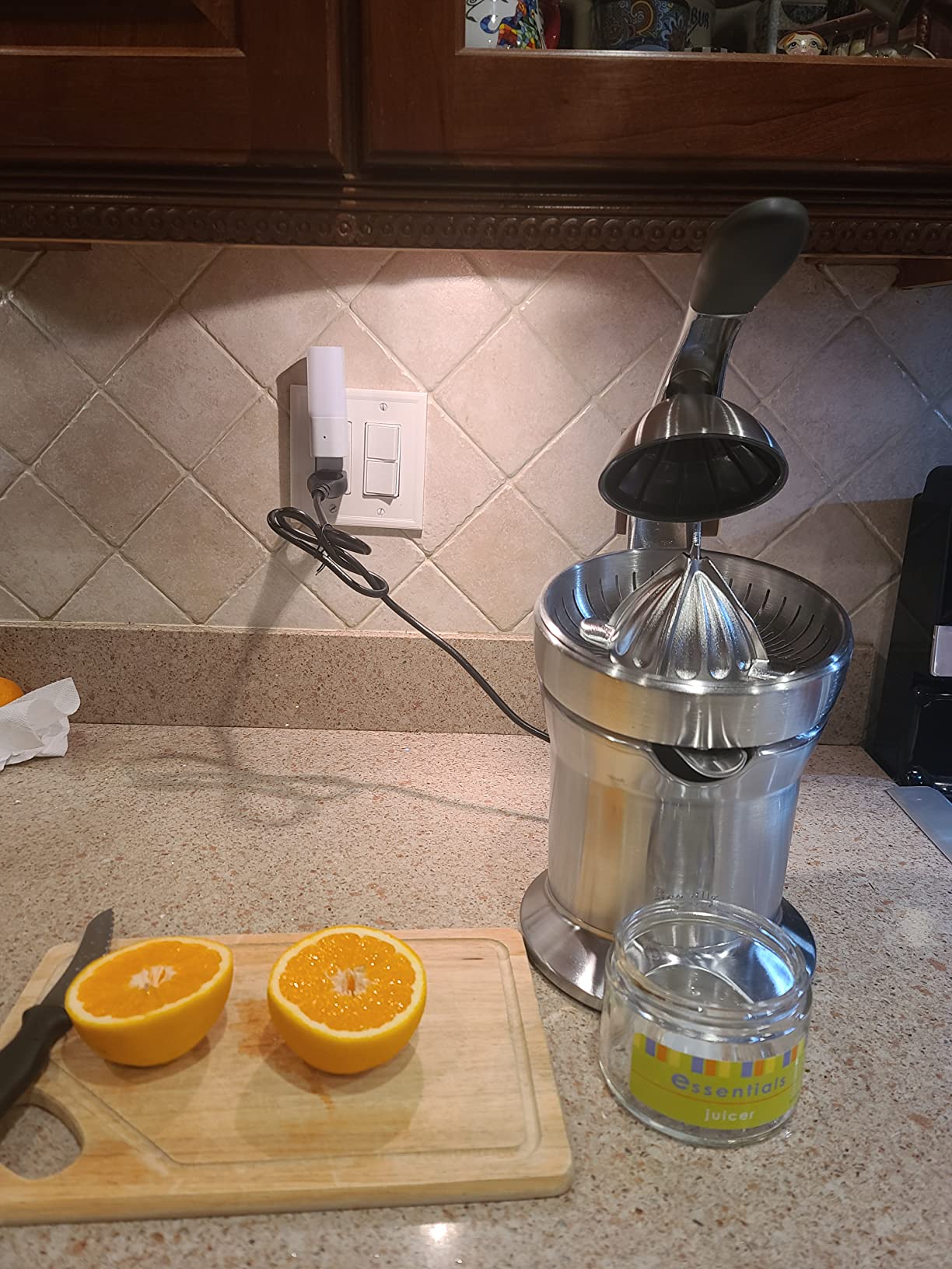 Breville 800CPXL Citrus Press Pro Juicer Machine, Brushed Stainless Steel | Die-cast lever-arm, adjustable pulp control customer photo 1