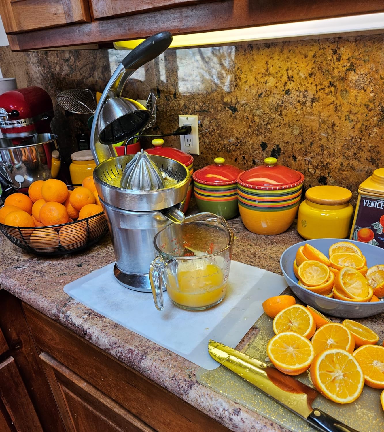 Breville 800CPXL Citrus Press Pro Juicer Machine, Brushed Stainless Steel | Die-cast lever-arm, adjustable pulp control customer photo 2