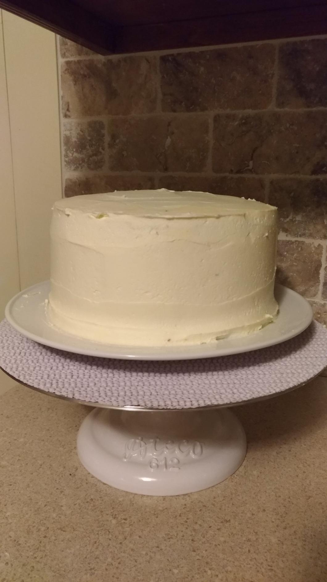Ateco Cast Iron and Non-Slip Pad Cake Stand, 12 inch, White customer photo 2
